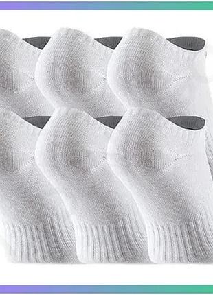 Шкарпетки nike u nk everyday ltwt ns 6pr 132 білий унісекс 34-38 для спорту комфортні дихаючі sku_luggisx7679-100