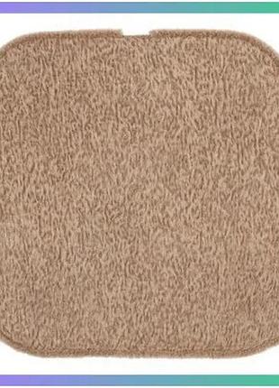 Подушка для кресла cozy seat 43х46 см квадратная коричневая для комфорта и защиты мебели sku_luggi040-3-80br