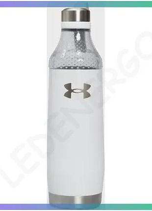 Пляшка under armour infinity satin 650 мл біла спортивна термос для напоїв з нержавіючої сталі sku_ua70870-swh