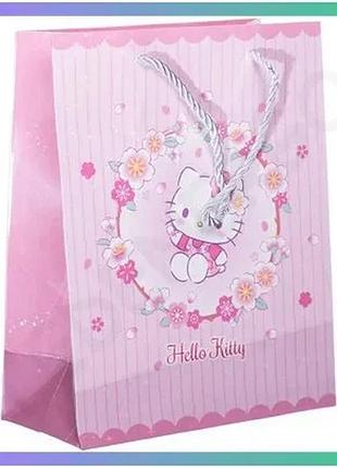 Подарочные пакеты из бумаги hello kitty 12 шт розовые 19x9,5x24,5 см упаковка для подарков sku_luggihp-10359-11p