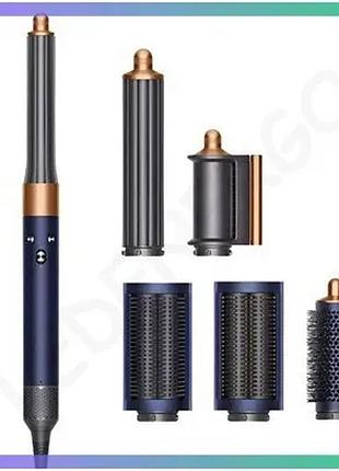 Мультистайлер для волос dyson airwrap complete long 6 насадок с контролем температуры для укладки воло sku_luggix9bl