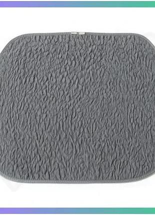 Подушка для крісла comfort shape 43х46 см трапецієподібна сірого кольору для зручності та комфорту sku_luggi040-5-80-2