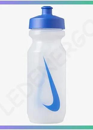 Пляшка для води nike big mouth bottle 2.0 650 мл біла синя унісекс спортивна пляшка для води sku_luggin.000.0042.972.22