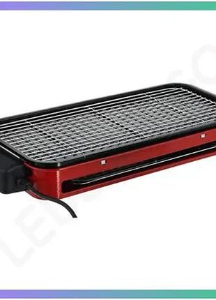Электрический гриль настольный sokany sk-6112r 1500 вт для приготовления мяса и овощей гриль-барбекю sku_luggisk-6112r