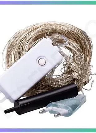 Світлодіодна гірлянда garlandopro 200led кінський хвіст 2м 10 ліній для декору інтер'єру та вулиці sku_luggi173309ml