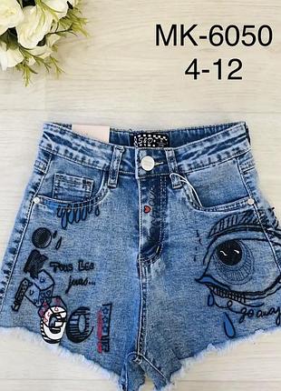 Джинсовые шорты для девочек, венгрия, s&d, арт. 6050, рр. 104-152 см 140