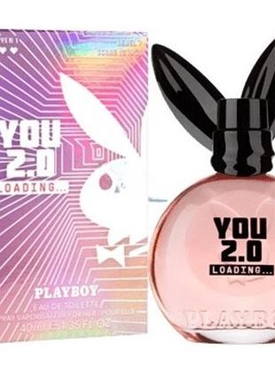 Туалетна вода жіноча playboy you 2.0 loading 40 мл