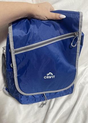🍉  термосумка-холодильник crivit скт 11 у насиченому ультрамариновому кольорі
