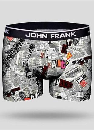 Трусы мужские боксери john frank серые jfbd221 l