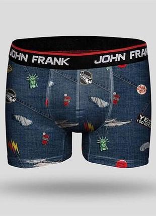 Трусы мужские боксеры john frank джинсовые jfbd225 xl