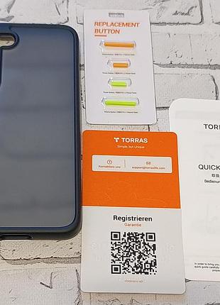 Чохол torras для samsung galaxy s23 — матовий протиударний чохол із змінними кнопками