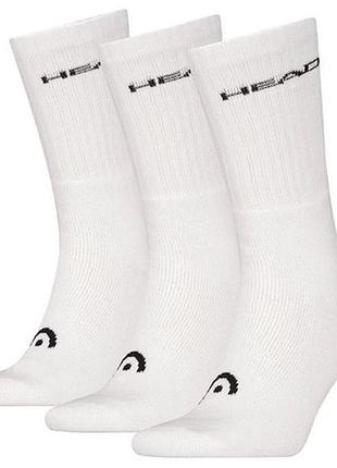 Носки head elements all sports crew 3p белый чел 35-38