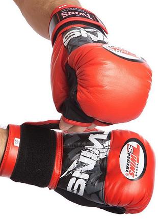 Рукавички для рукопашного бою twn mma-0275 червоний 10 ун.
