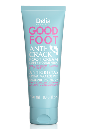 Крем для стоп delia cosmetics good foot питательный, 250 мл