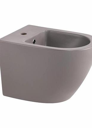 Біде підвісне qtap robin 515 x 370 x 350 мм, stone grey (qt13551381gsg)