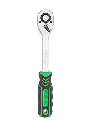 Тріскачкка з храповим механізмом на 72 зубця 1/2", cr-v. intertool ht-2126