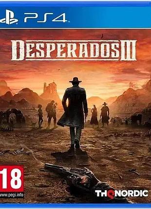 Дисковая версия игры desperados iii (ps4) ru версия