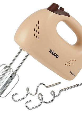 Домашний миксер magio mg-950, ручной миксер с насадками двухвенчиковый бытовой yc-11