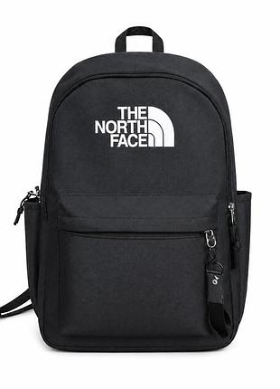 Рюкзак the north черный face спортивный черный, с брелком, 5 отделений
