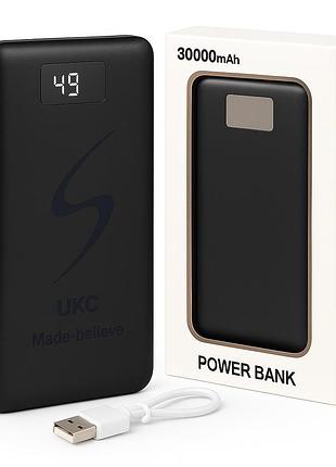 Повербанк с функцией стандартной зарядки power bank 30000 mah ukc, беспроводной power bank для iphone np-16