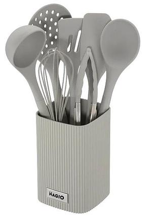 Силиконовый набор для кухни magio mg-1131, набор кухонних принадлежностей, kitchen set силиконовый hu-64