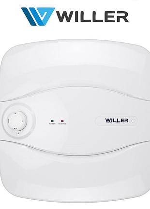 Водонагреватель willer pu25r optima mini под мойку, напольный, 25л. компактные, "мокрый" тэн
