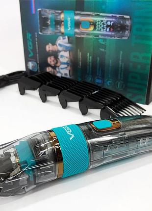 Електромашинка для стрижки vgr, многофункциональный триммер для стрижки волос и бороды bk-97