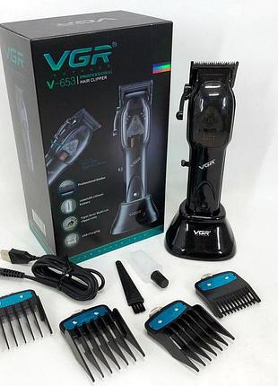 Машинка для стрижки волос для дома usb vgr hair clipper v-653 voyager електромашинка стрижки jd-23