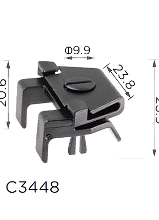 Скобы c3448 подкрылок toyota