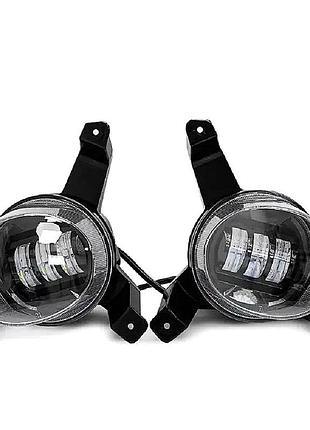 Додаткові led фари chevrolet aveo 45w ближнє світло 6000к 2шт уп