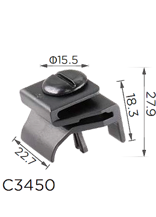 Скобы c3450 подкрылок toyota скоба с закруткой 12768