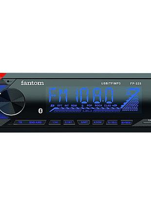 Автомагнитола fantom fp-325 black multicolor usb sd/4x45w питание 24 вольта!