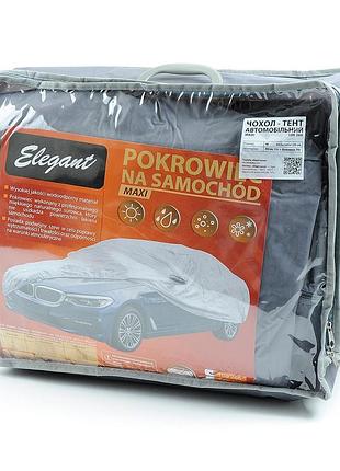 Тент седан 432x165x120см m подкладкой peva 100266 elegant карманы под зеркало молния