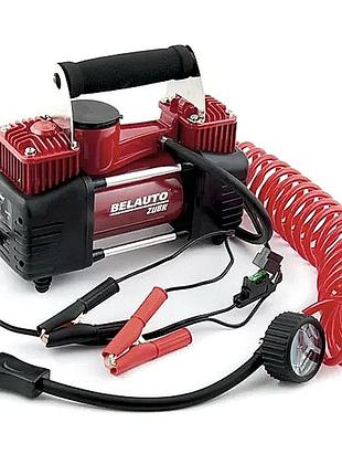 Компресор два цилінди білавто-зубр 12v 170вт 10атм 90л 5.7 шланг бк45