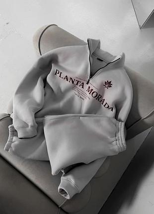 Костюм planta morada серый xl
