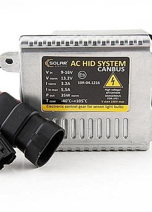 Блок розпалювання 12v 35w slim ac canbus ballast solar 1570 9-16v