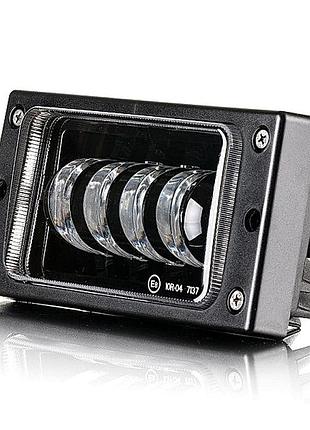 Додаткові фари led ваз 2110-60w дхо 4*15w лінза рамка daylight 3w ip68 1шт