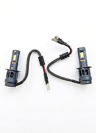 Лампа led h3 радіатор+кулер 40w/4500lm 3570 chip 6000k ip68 9-30v a10