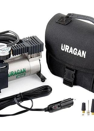 Компрессор uragan 12v 150вт 35л 12а 1 шланг 90110 8