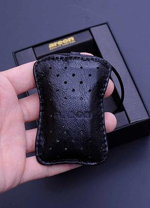 Ароматизатор шкіряний мішок areon leather collection gold star золото квітково-мускатний аром