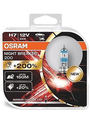 Лампа 12v h7 55w +200% night breaker osram box-2шт 64210nb200-hcb красная уп