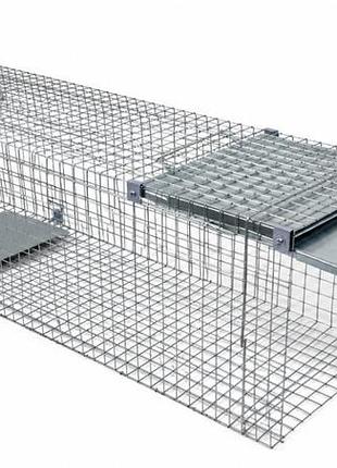 Питание 120×33×37 см, ловушка на куниц, лаок, крыс и котов, оцинкованная сталь