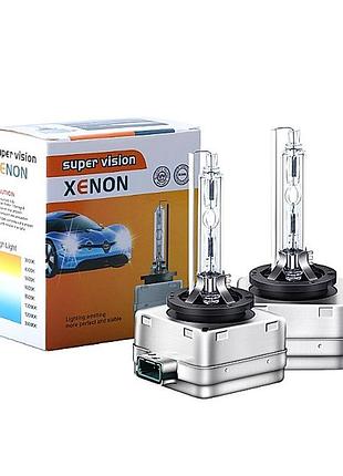 Лампа ксенон d3s цоколь пластик 5500k 35w super vision