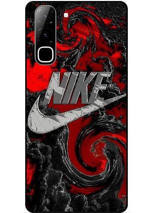 Чехол силиконовый бампер для infinix hot 70 (x6895) с картинкой nike найк