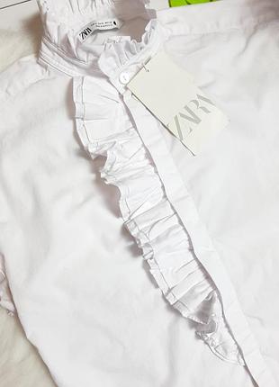 Белая блузка zara 2