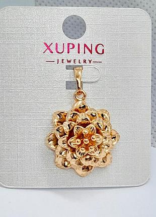 Об'ємний кулон медзолото xp 18k. 2,5 см.