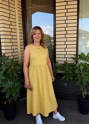 Італійська лляна сукня fabiana filippi, 100% льон