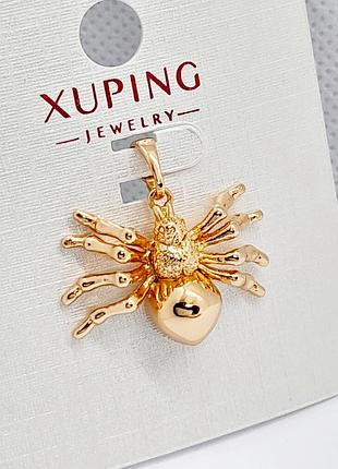 Кулон павук медзолото xuping jewelry 18k. 1,8 см.
