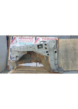 Лонжерон четвертень передняя левая 641018h930 nissan x-trail t30 2001-2007