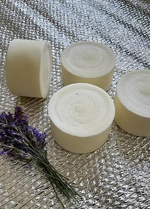 Лавандове мило - з яловичого жиру та еф.о. лаванди - серія pure tallow - ароматне банне мило для тіла та обличчя